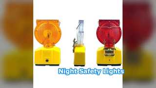 Đèn cảnh báo năng lượng mặt trời cải thiện an toàn ban đêm