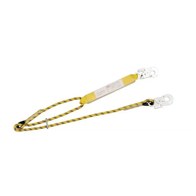 mua 1460 đến 1988mm Lanyard an toàn có thể điều chỉnh với dây thừng Kernmantle và thấm năng lượng màu vàng để ngăn rơi sản xuất trực tuyến