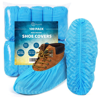 Mua Chiều rộng 6,7in Giày chống nước dùng một lần Bao chống trượt Phòng sạch Overshoes cho bệnh viện sản xuất trực tuyến