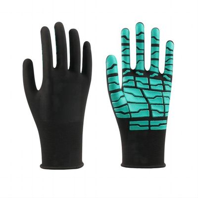 Mua L XL XXL Găng tay nhúng cao su Polyester Găng tay tráng cao su 13 Máy đo sản xuất trực tuyến