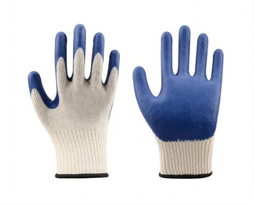Mua Găng tay bọc cao su polycotton 10 Gauge với lớp phủ mịn mịn và thiết kế lưng mở cho an toàn công nghiệp sản xuất trực tuyến