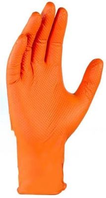 Mua 8.0gr Găng tay dùng một lần mô hình kim cương nitrile EN374-3 / EN374-4 Găng tay an toàn được chứng nhận sản xuất trực tuyến