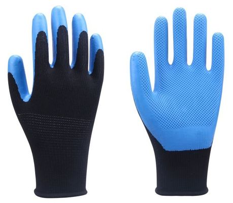 Mua Găng tay chống trơn trượt liền mạch Polyester 10 Gauge Eco Latex Bền sản xuất trực tuyến