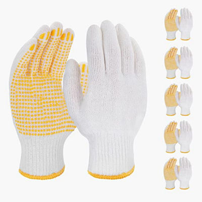 Mua L XL XXL Găng tay cotton chống mài mòn Găng tay làm việc chống trượt an toàn sản xuất trực tuyến
