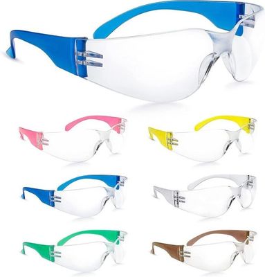 Mua Blue Polycarbonate UV Bảo vệ Bảo vệ mắt Kính an toàn Chống trầy xước UV 400 sản xuất trực tuyến