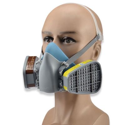 Mua Mặt nạ phòng độc nửa mặt chống sương mù Mặt nạ phòng độc chống bụi Mặt nạ lọc không khí nửa mặt sản xuất trực tuyến