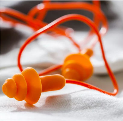 Mua An toàn ốc thắt tai silicone tái sử dụng với bọt PU lơ lửng để giảm tiếng ồn và màu sắc tùy chỉnh sản xuất trực tuyến