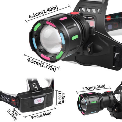 Mua Đèn pin pha LED có thể sạc lại với 1000 Lumens IPX4 Chống nước và hợp kim nhôm Cấu trúc ABS sản xuất trực tuyến