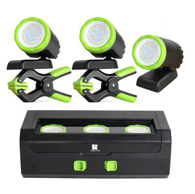 Mua Bộ 3 đèn LED làm việc xoay 360° với độ sáng 650 Lumens và pin sạc USB để cắm trại sản xuất trực tuyến