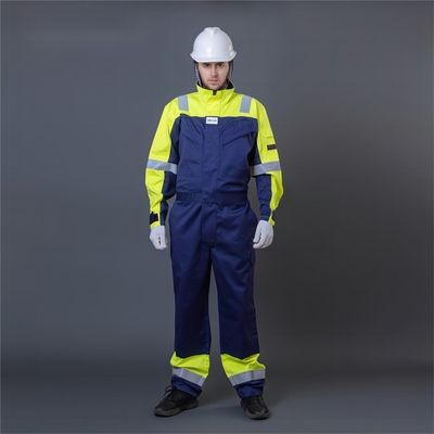 Giá tốt. Áo trùm an toàn chống cháy với 65% Cotton 35% Polyester Vật liệu thở cho bảo vệ công nghiệp trực tuyến