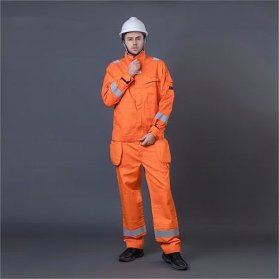 Giá tốt. 65% Cotton 35% Polyester Đồng phục làm việc an toàn Quần yếm chống cháy nhẹ NZS trực tuyến