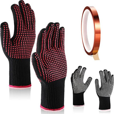 Giá tốt. Găng tay chống nhiệt với thiết kế silicone hai mặt và vật liệu polyester chống nhiệt dễ thở cho công việc bảo vệ trực tuyến